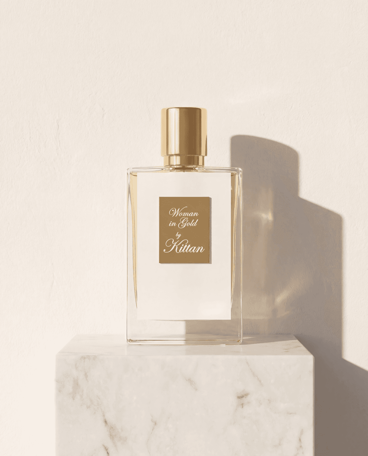 Woman in Gold by By Kilian - Marble Product Shot January 2026 Fragrance