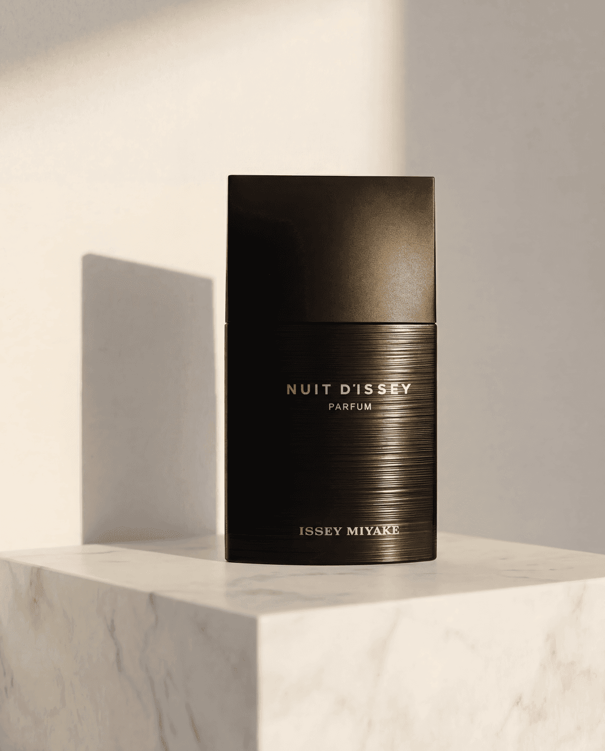 Nuit d’Issey Parfum by Issey Miyake - Marble Product Shot January 2026 Fragrance