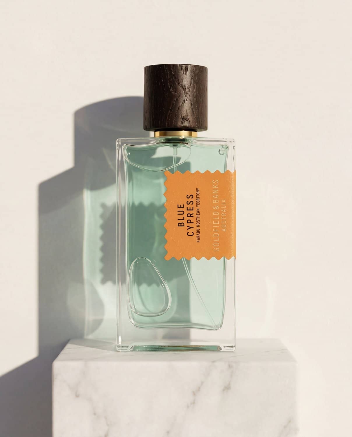 Blue Cypress by Goldfield & Banks - Marble Product Shot January 2026 Fragrance
