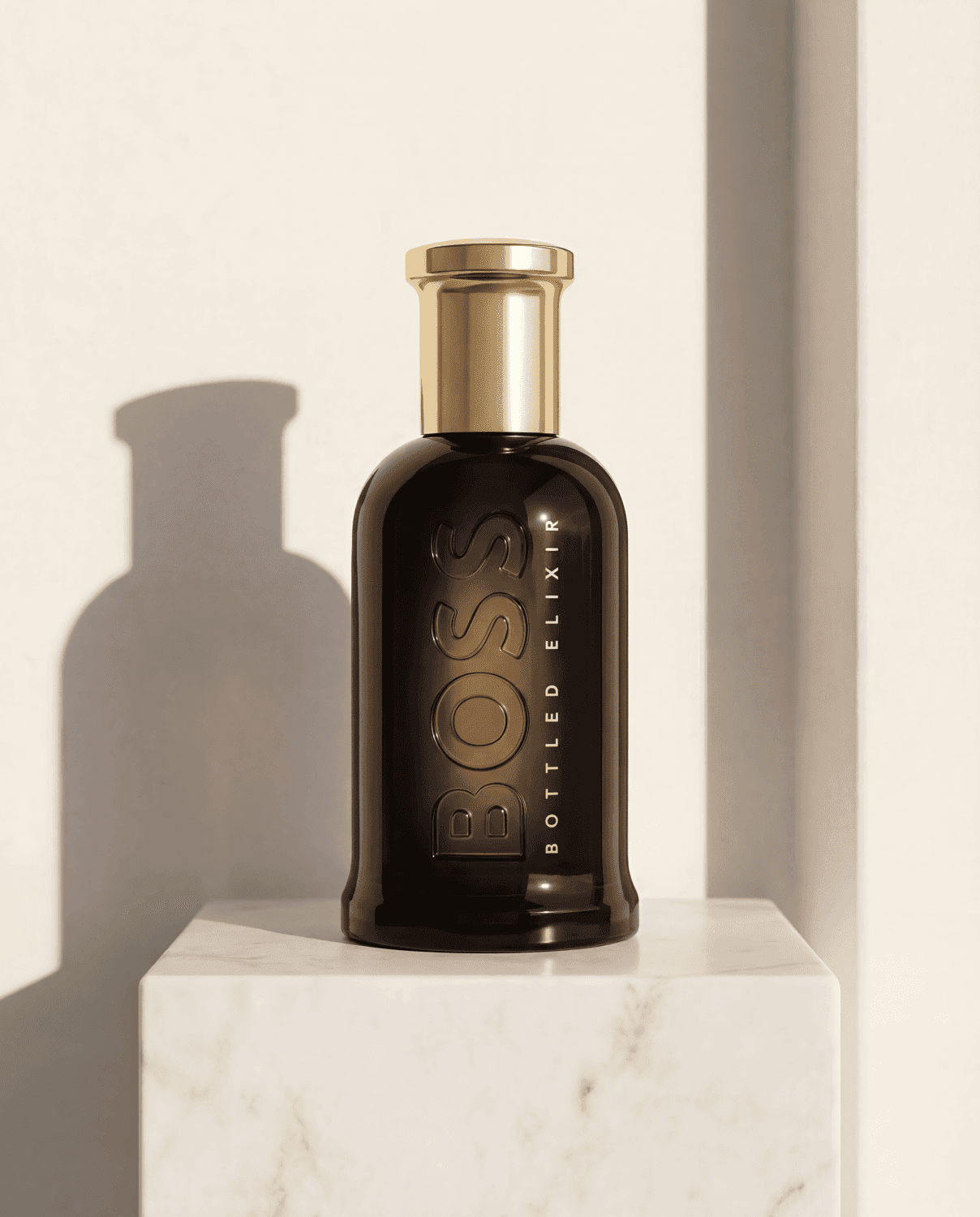 Boss Bottled Elixir by Hugo Boss - Marble Product Shot January 2026 Fragrance
