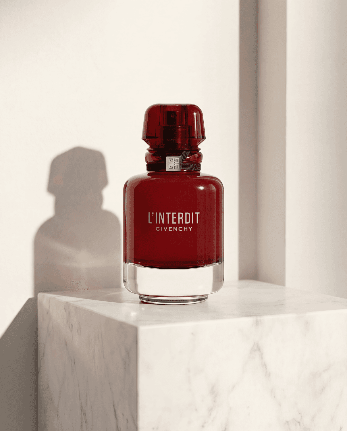 L'Interdit Eau de Parfum Rouge by Givenchy - Marble Product Shot January 2026 Fragrance