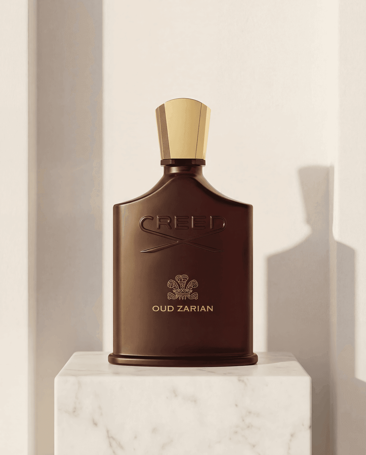 Oud Zarian by Creed - Marble Product Shot January 2026 Fragrance
