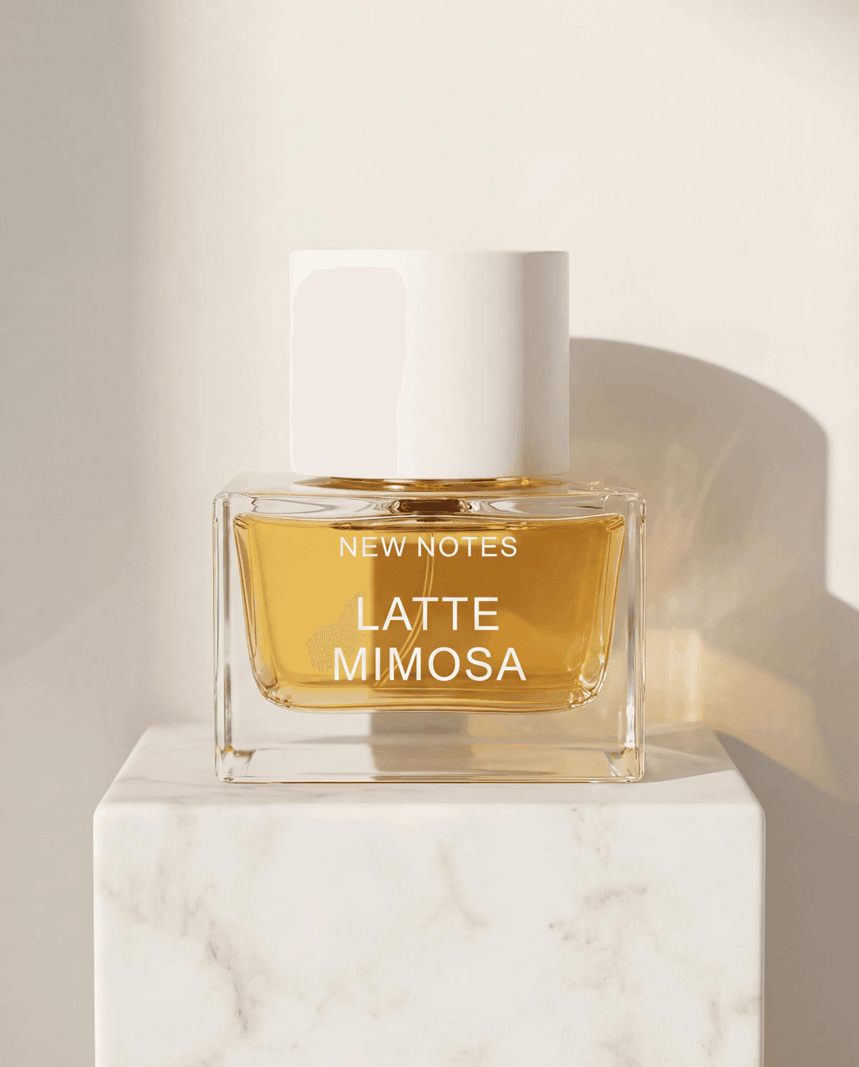 Latte Mimosa by New Notes - Marble Product Shot January 2026 Fragrance