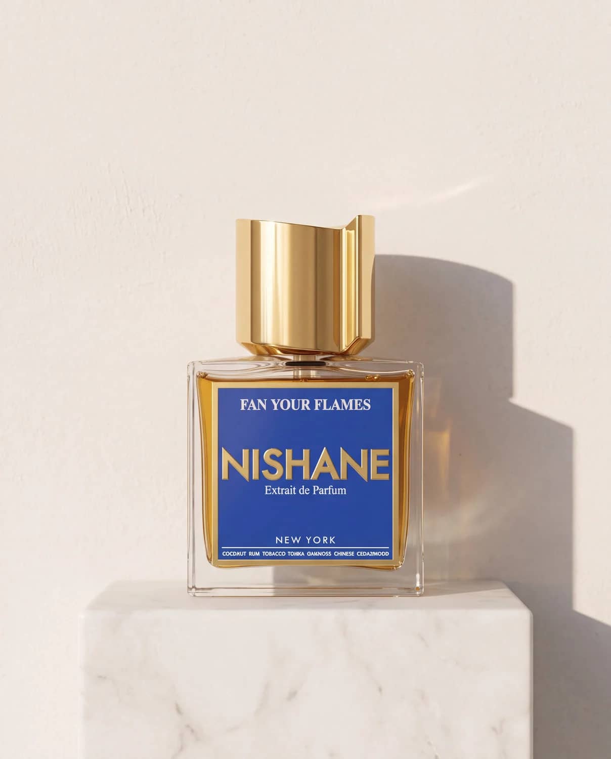 Fan Your Flames by Nishane - Marble Product Shot January 2026 Fragrance