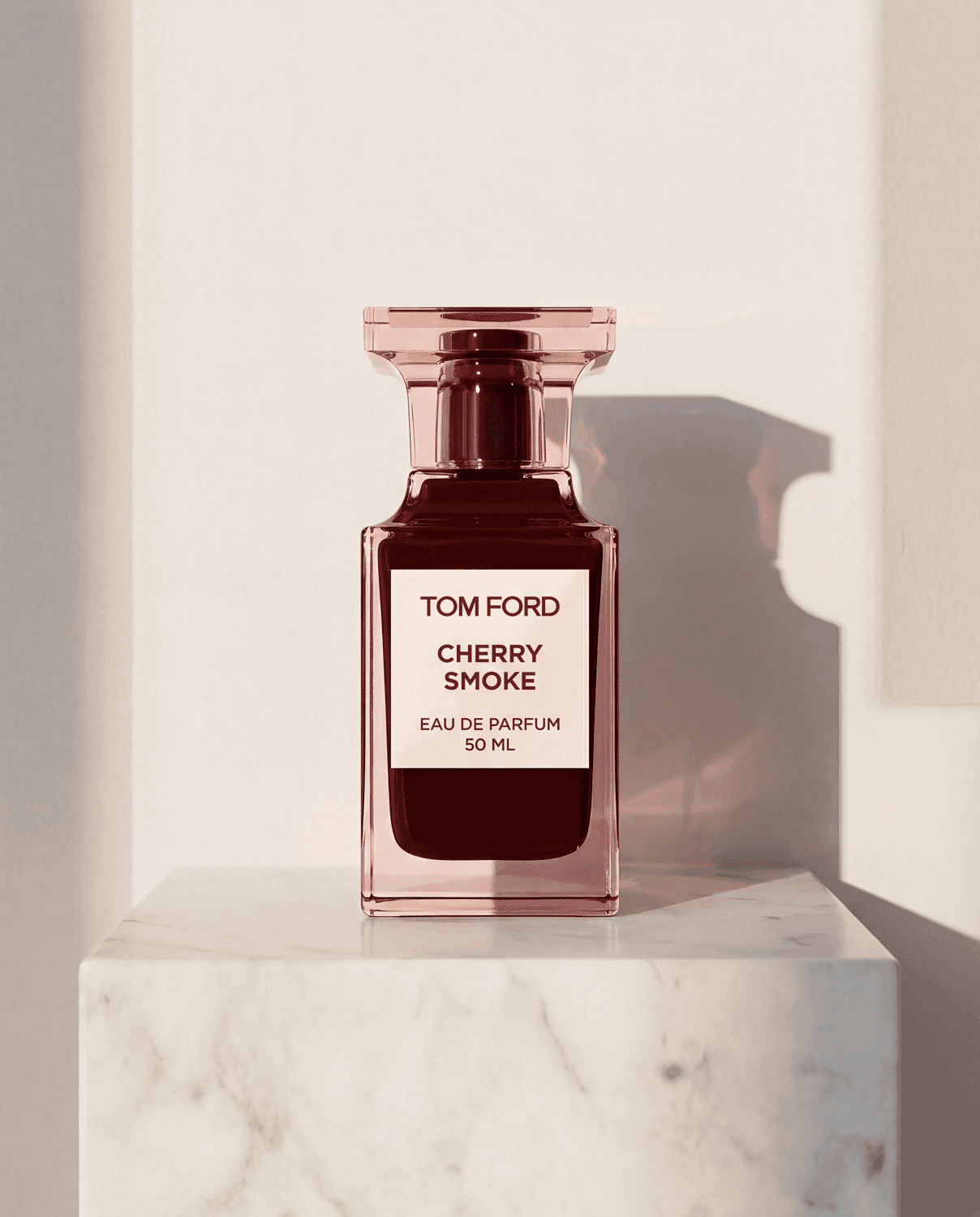 Cherry Smoke by Tom Ford - Marble Product Shot January 2026 Fragrance
