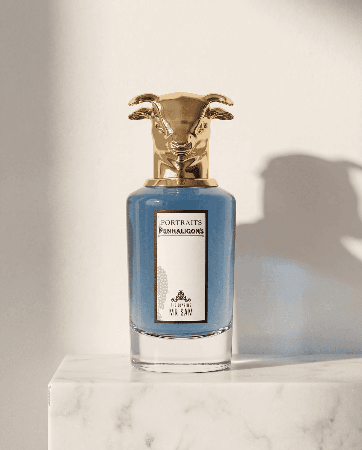The Blazing Mr Sam by Penhaligon's - Marble Product Shot January 2026 Fragrance