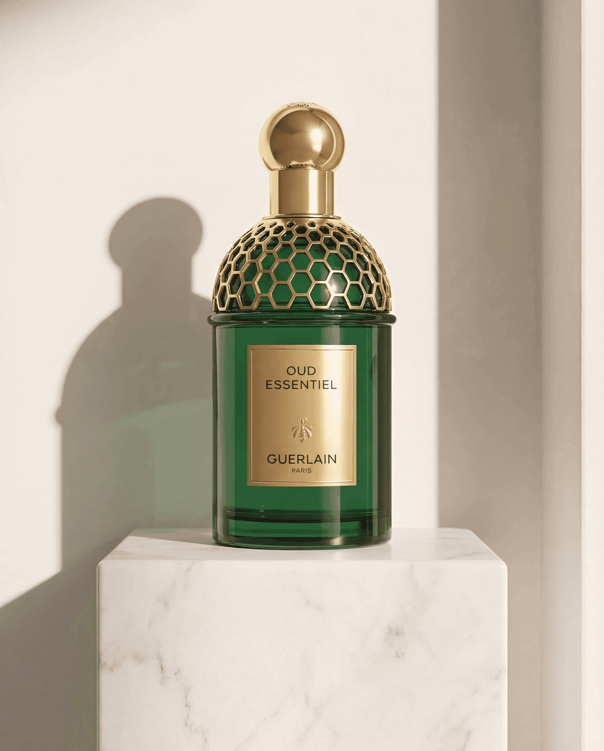 Oud Essentiel by Guerlain - Marble Product Shot January 2026 Fragrance