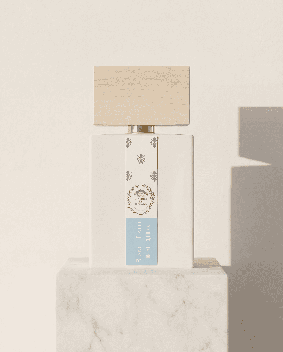 Bianco Latte by Giardini di Toscana - Marble Product Shot January 2026 Fragrance