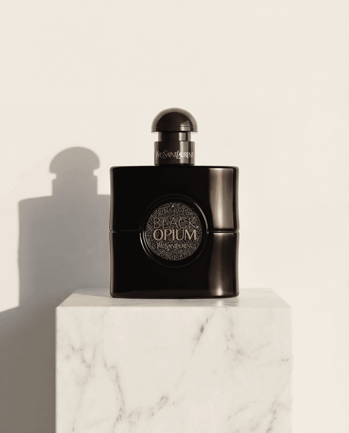 Black Opium Le Parfum by Yves Saint Laurent - Marble Product Shot January 2026 Fragrance