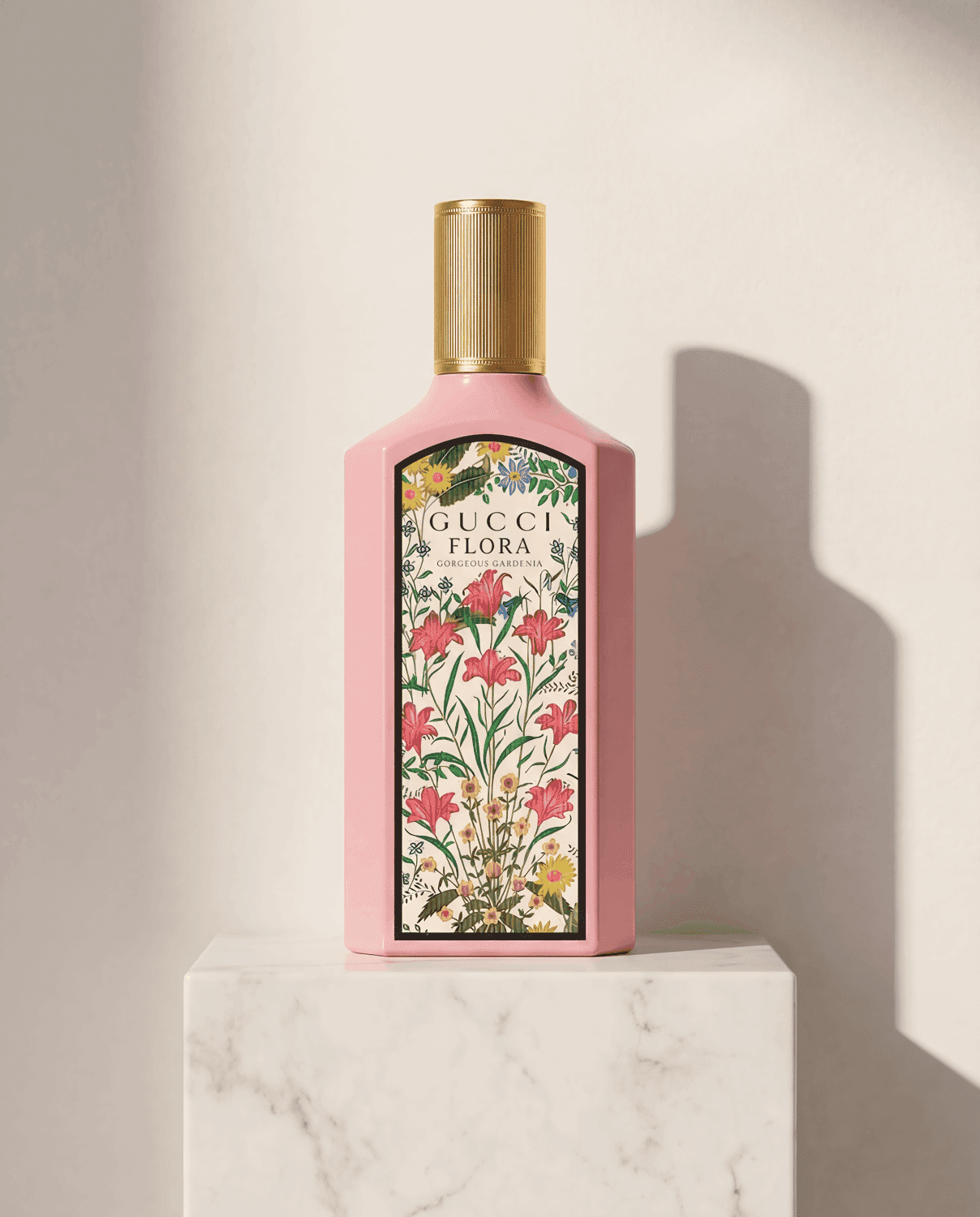 Flora Gorgeous Gardenia by Gucci - Marble Product Shot January 2026 Fragrance