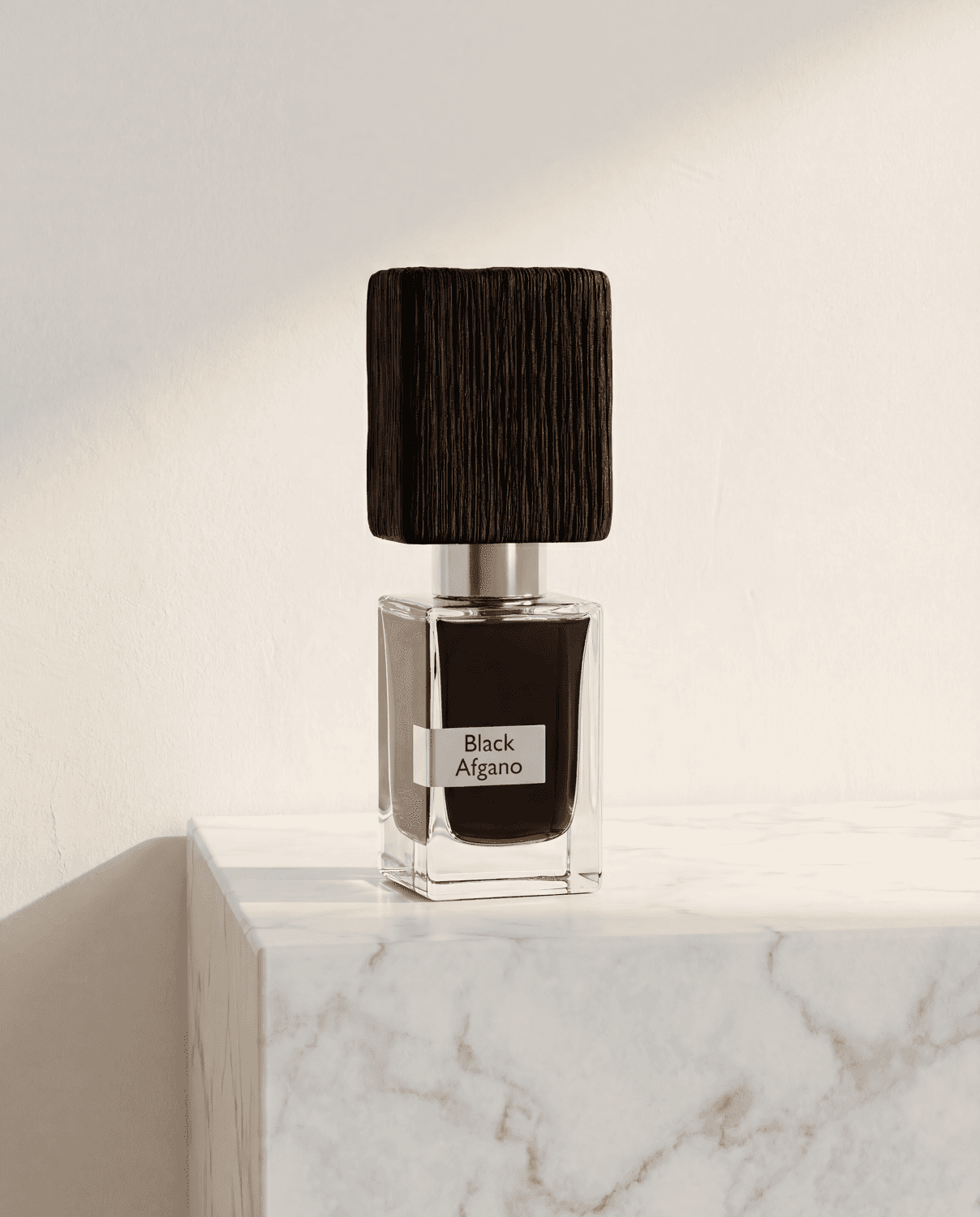 Black Afgano by Nasomatto - Marble Product Shot January 2026 Fragrance