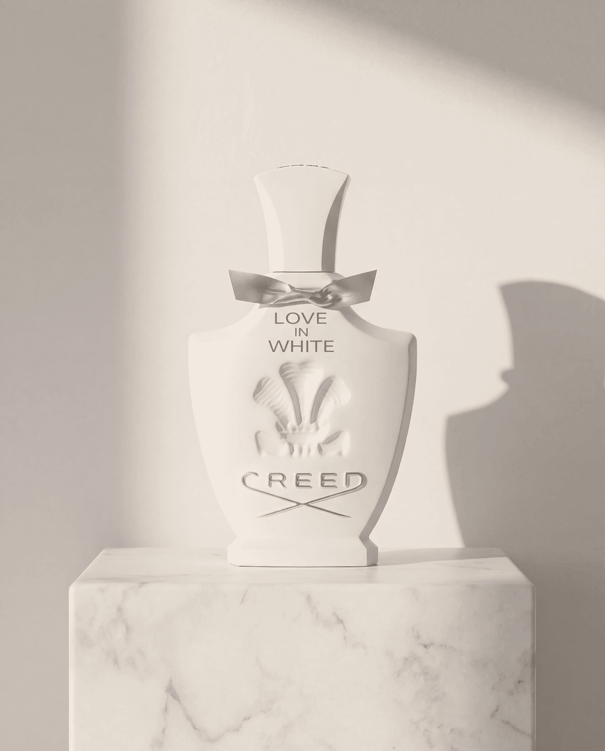 Love in White by Creed - Marble Product Shot January 2026 Fragrance
