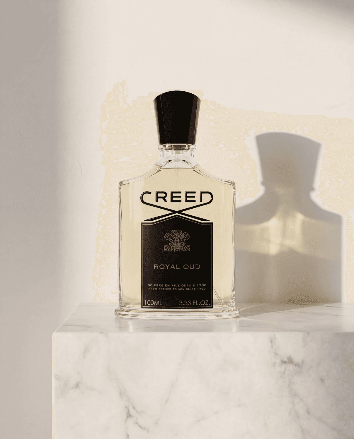 Royal Oud by Creed - Marble Product Shot January 2026 Fragrance