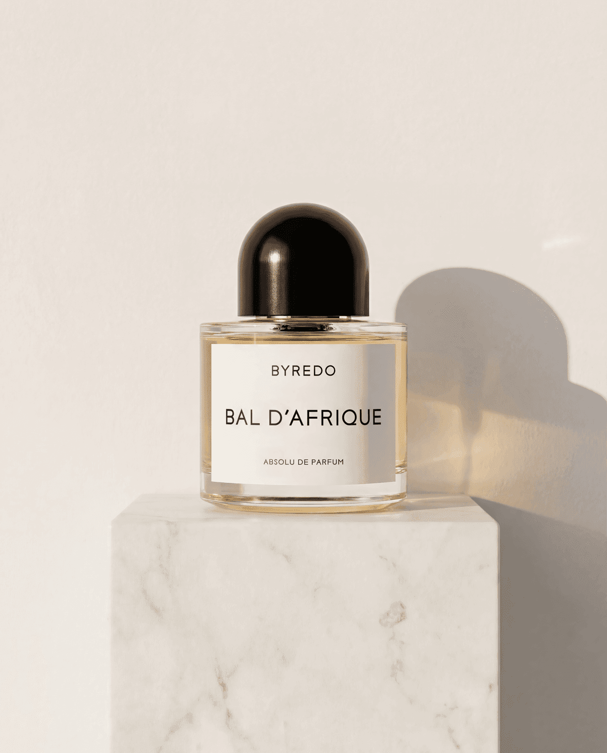 Bal d'Afrique Absolu by Byredo - Marble Product Shot January 2026 Fragrance