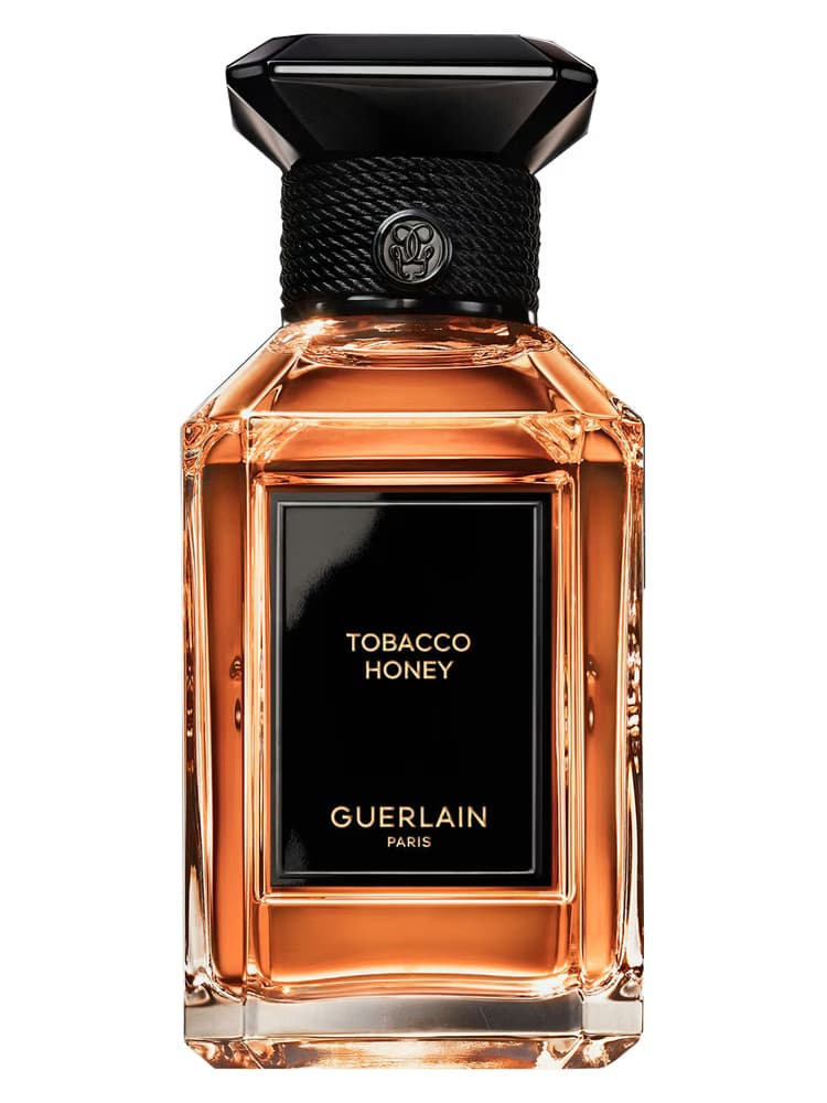 Guerlain Tobacco Honey perfume bottle - luxury fragrance