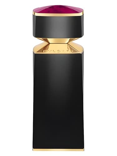 Bvlgari Le Gemme Sahare perfume bottle – blurred decorative background