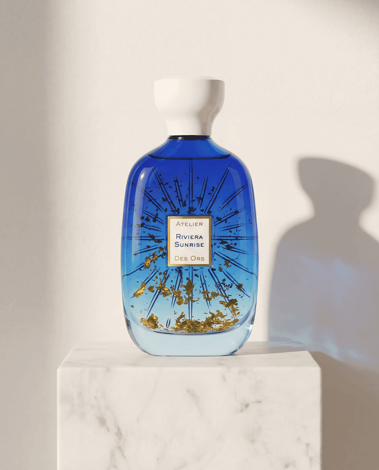 Riviera Sunrise by Atelier des Ors - Marble Product Shot January 2026 Fragrance