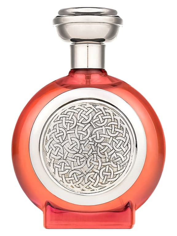 Boadicea The Victorious Harmonious perfume bottle – blurred decorative background