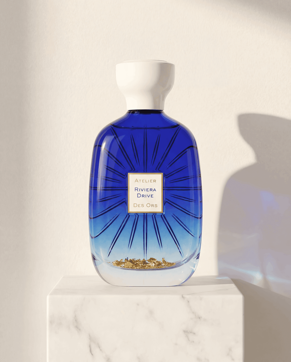Riviera Drive by Atelier des Ors - Marble Product Shot January 2026 Fragrance