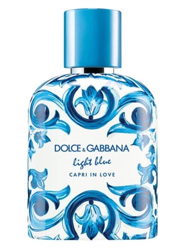 Dolce&Gabbana Light Blue Capri In Love Pour Homme Eau de Parfum perfume bottle - luxury fragrance