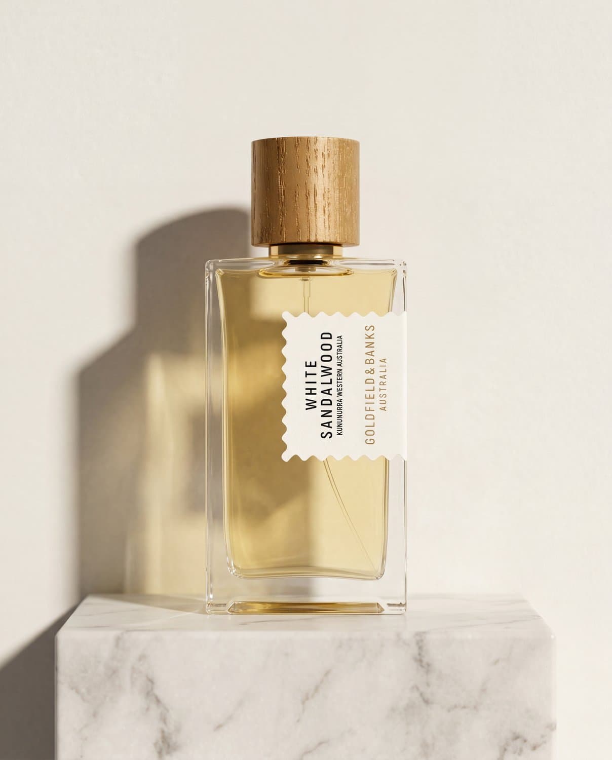White Sandalwood by Goldfield & Banks - Marble Product Shot January 2026 Fragrance