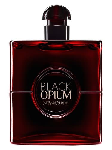 Yves Saint Laurent Black Opium Over Red perfume bottle - luxury fragrance
