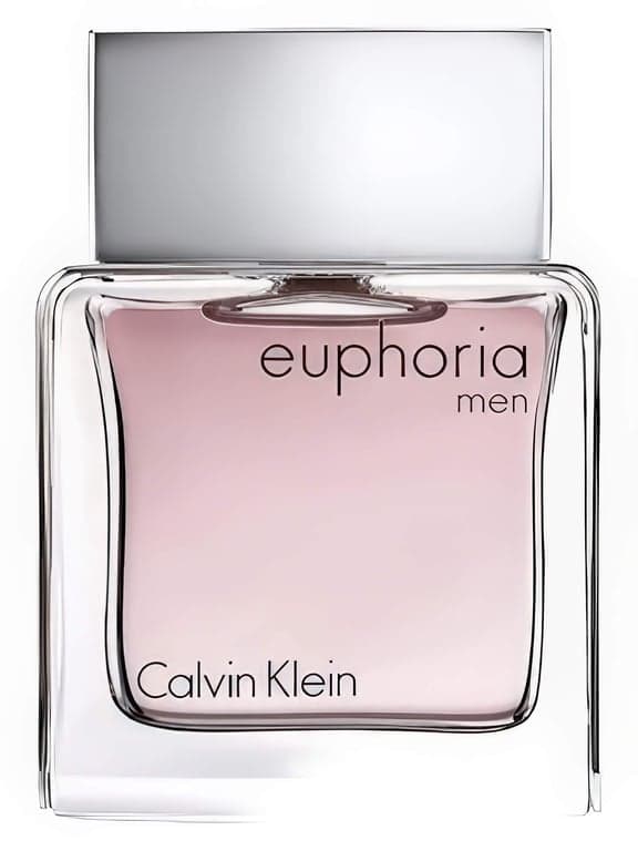 Calvin Klein Euphoria Men perfume bottle – blurred decorative background