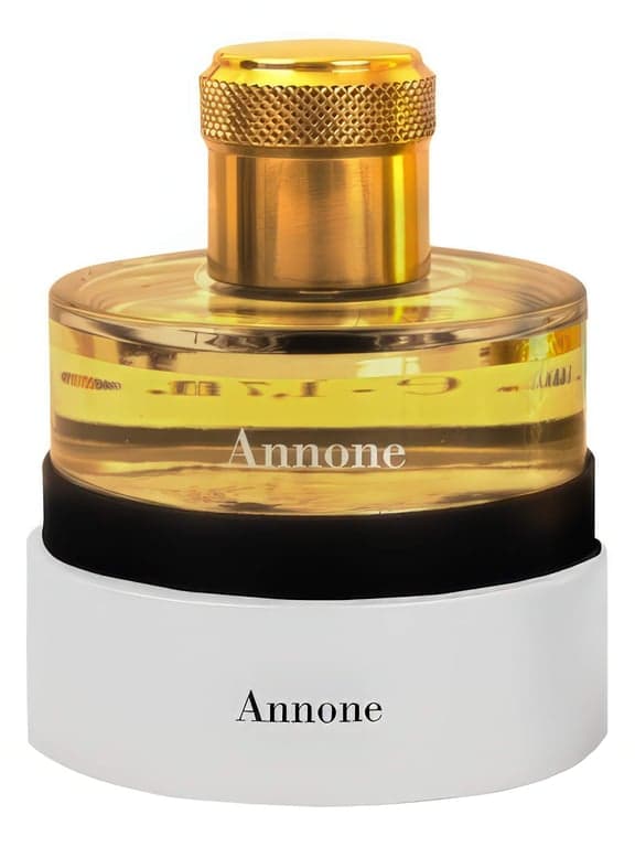 Pantheon Roma Annone perfume bottle – blurred decorative background