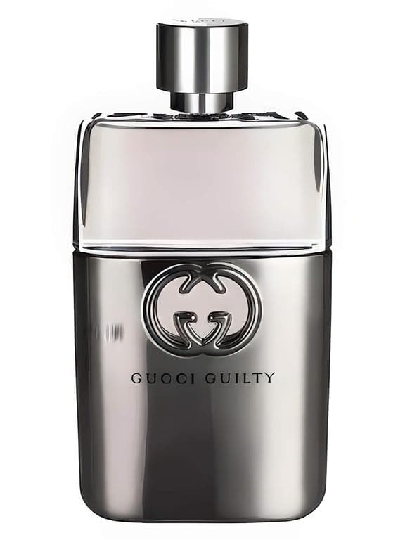 Gucci Guilty Pour Homme perfume bottle - luxury fragrance