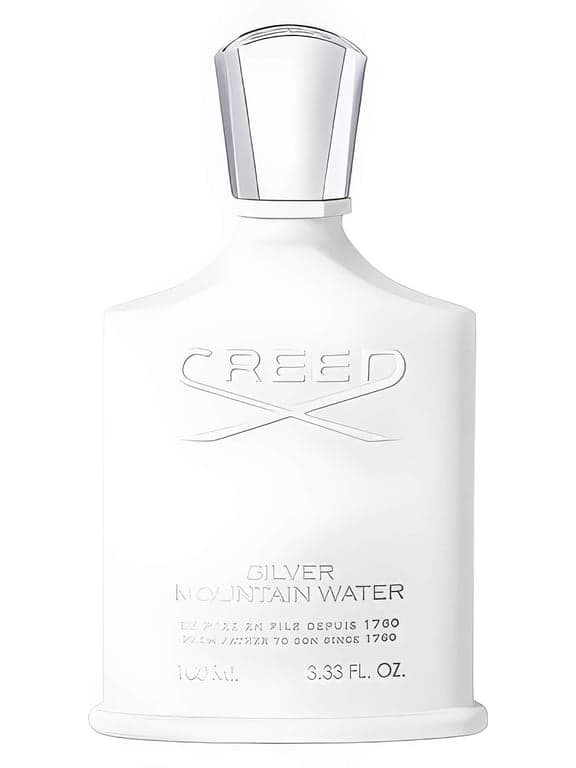 Creed Silver Mountain Water perfume bottle - luxury fragrance