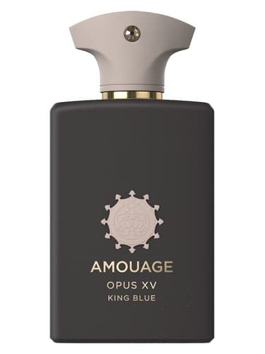 Amouage Opus XV – King Blue perfume bottle - luxury fragrance