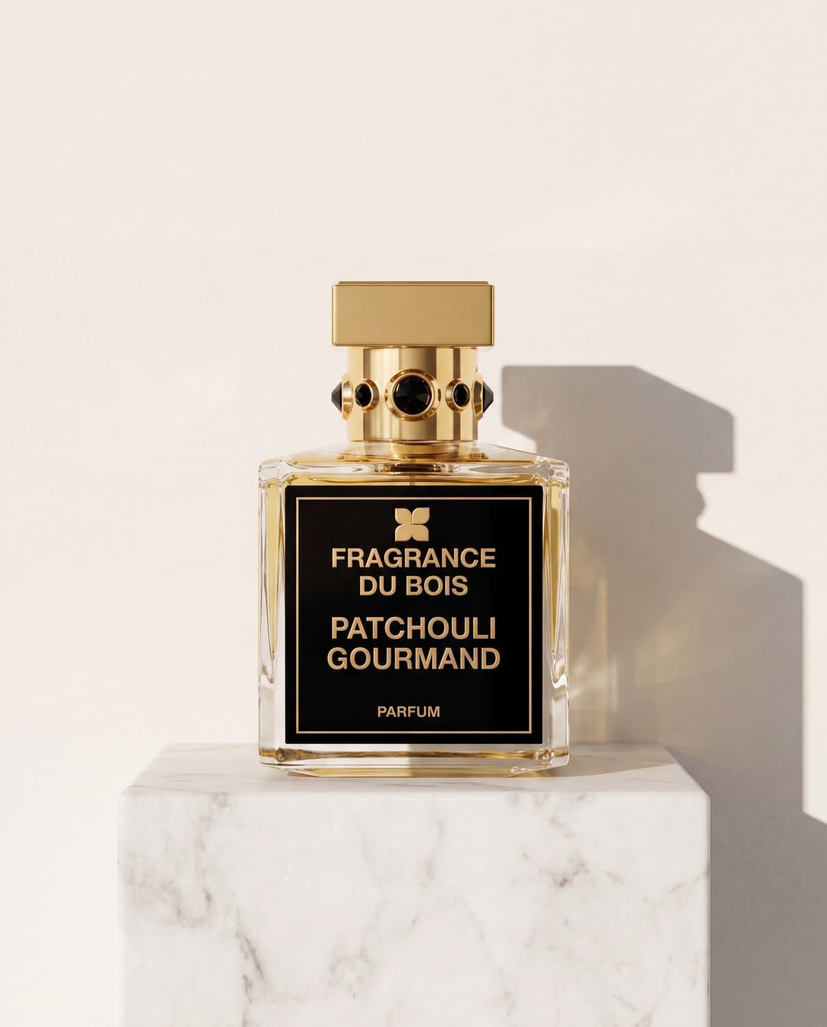 Patchouli Gourmand by Fragrance Du Bois - Marble Product Shot January 2026 Fragrance