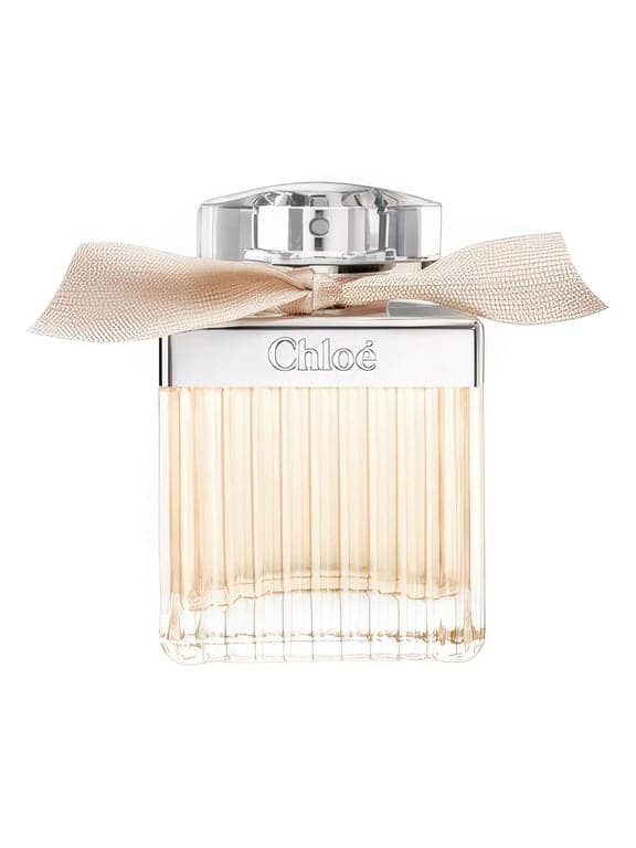 Chloé Chloé Eau de Parfum perfume bottle – blurred decorative background