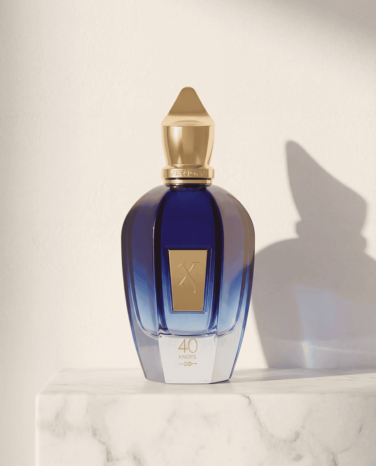 40 Knots by Xerjoff - Marble Product Shot January 2026 Fragrance