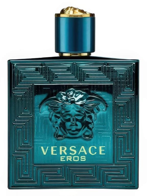 Versace Eros perfume bottle - luxury fragrance