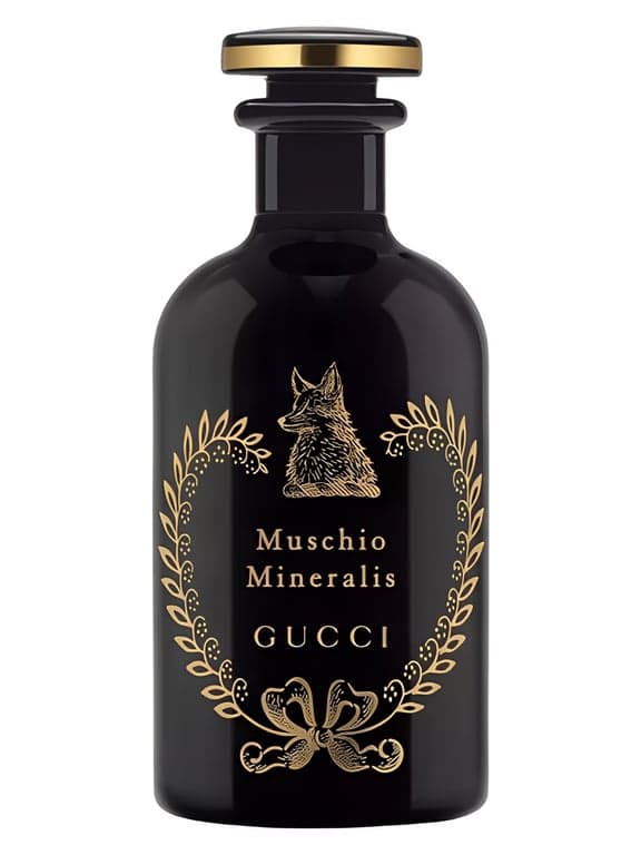 Gucci Muschio Mineralis perfume bottle - luxury fragrance