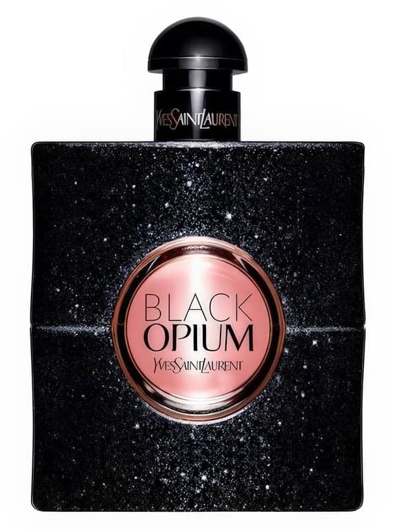 Yves Saint Laurent Black Opium perfume bottle - luxury fragrance