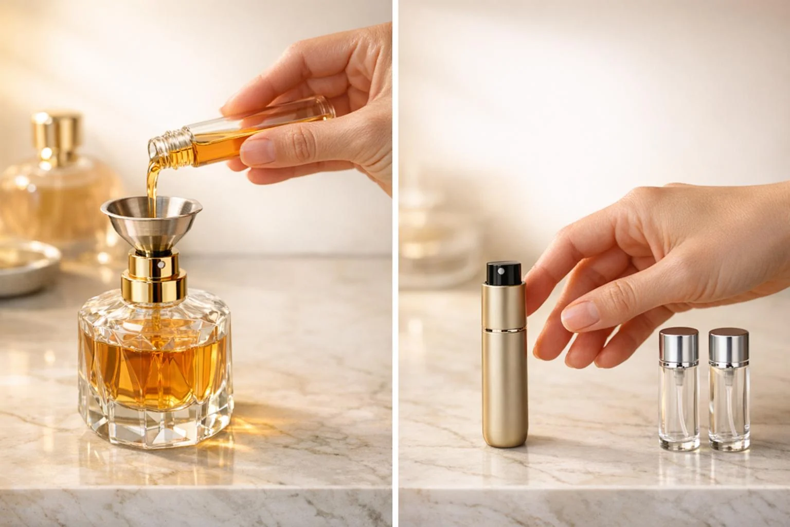 Refillable vs Disposable Perfume Bottles