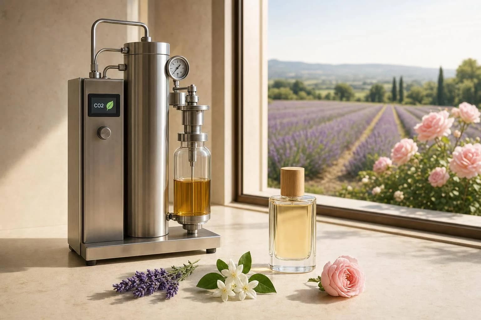 Sustainable Extraction in French Perfumery