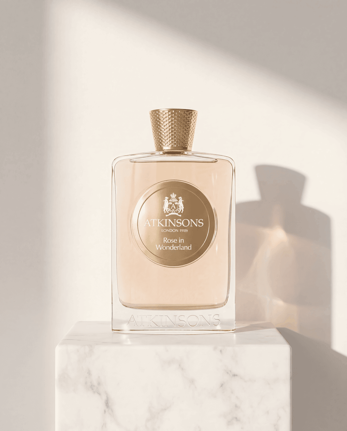 Rose in Wonderland by Atkinsons - Marble Product Shot January 2026 Fragrance