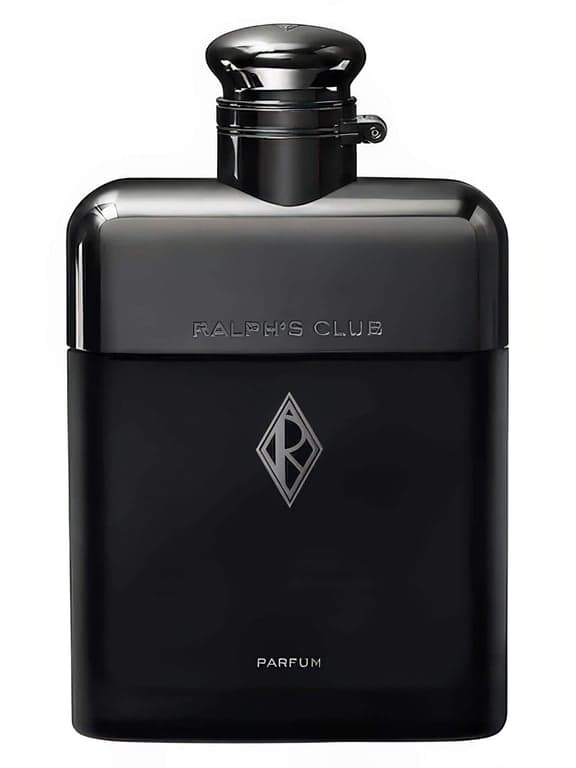 Ralph Lauren Ralph's Club Parfum perfume bottle – blurred decorative background