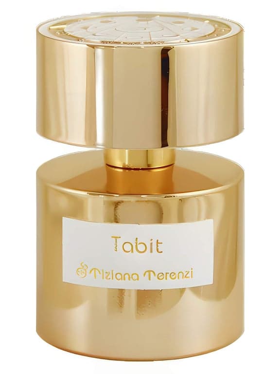 Tiziana Terenzi Tabit perfume bottle – blurred decorative background