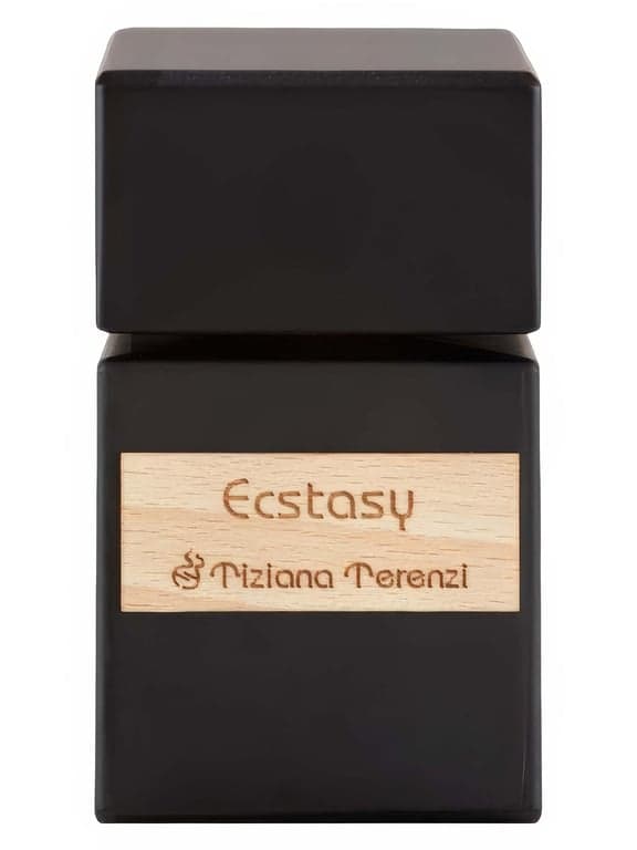 Tiziana Terenzi Ecstasy perfume bottle – blurred decorative background