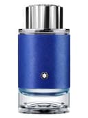 Montblanc Explorer Ultra Blue perfume bottle - luxury fragrance