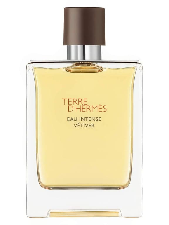 Hermès Terre D'Hermes Eau Intense Vetiver perfume bottle - luxury fragrance