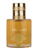 Lattafa Fire On Ice perfume bottle - luxury fragrance