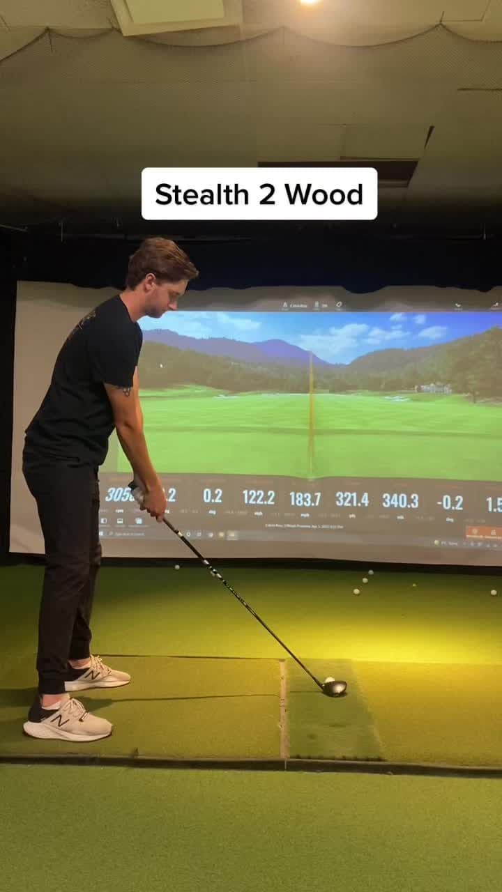 Taylormade Stealth 2 Wood #golf #golftiktok #golfsimulator #stealth #fyp