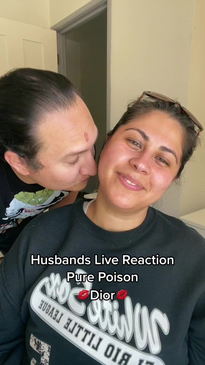 I’m telling you guys! Also my husband gets so awkward sometimes, but it’s because I caught him off guard lol 😆 #fragrance #perfume