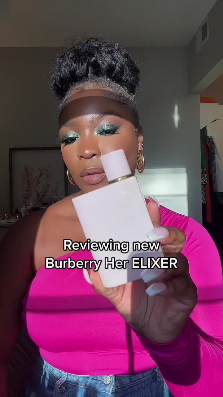Reviewing new Burberry Her Elixir perfume #perfumetok #burberryherelixir #perfume 