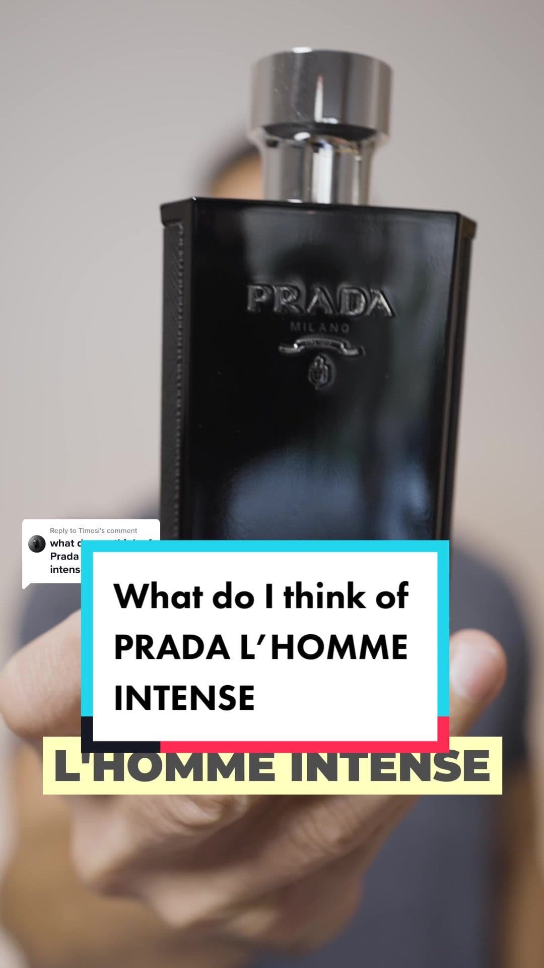 Replying to @Timosi Prada L’homme Intense..  a good prada fragrance for men! 👌 #pradalhommeintense #pradalhomme #fragrance #perfume